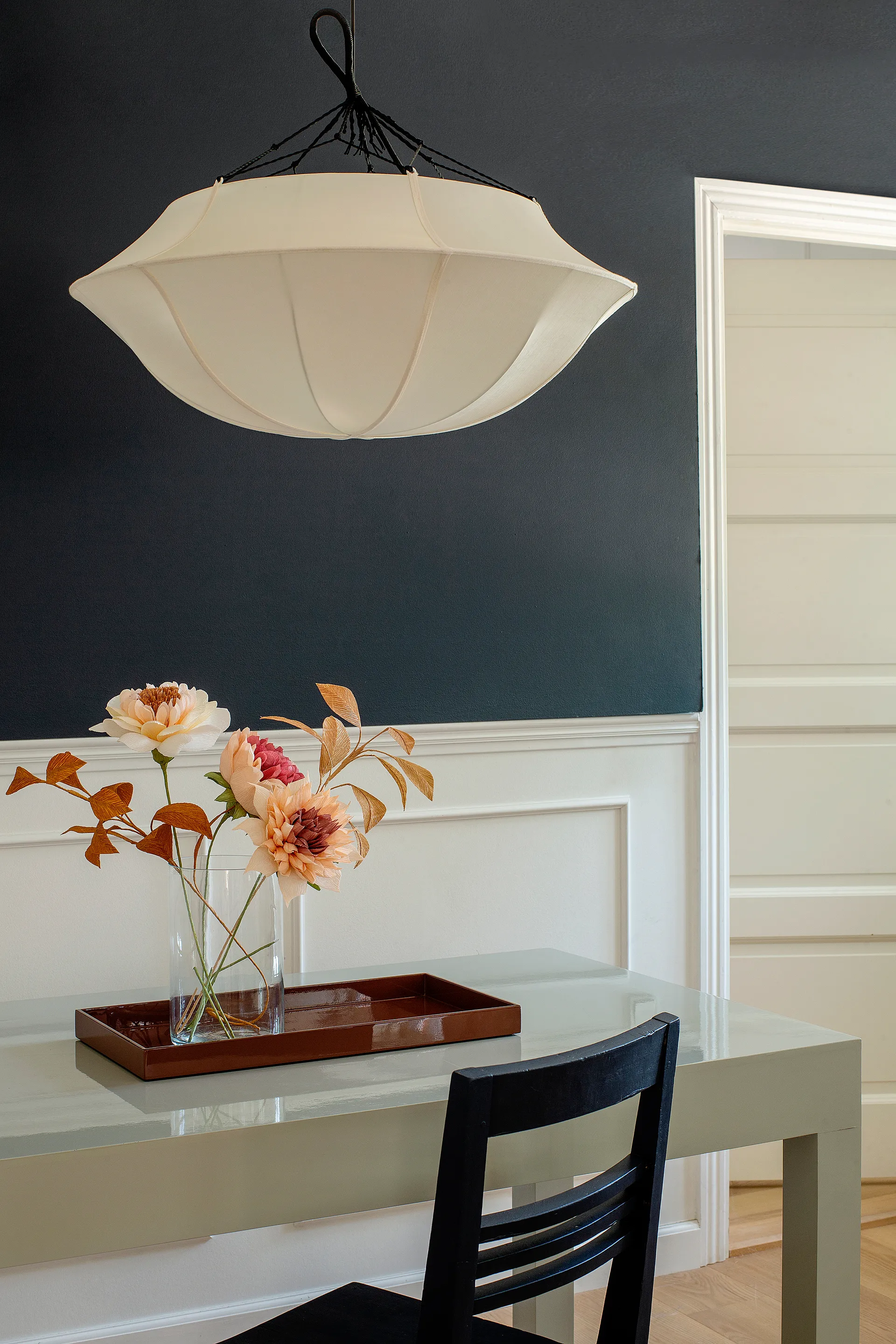 Lámpara de techo Indochina Classic Umbrella, Offwhite Oi Soi Oi