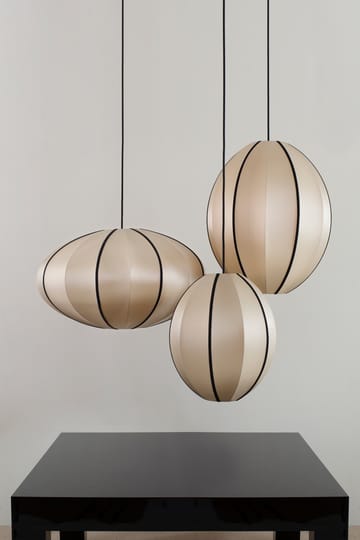 Pantalla de lámpara Indochina Classic Oval L - Kit-black - Oi Soi Oi