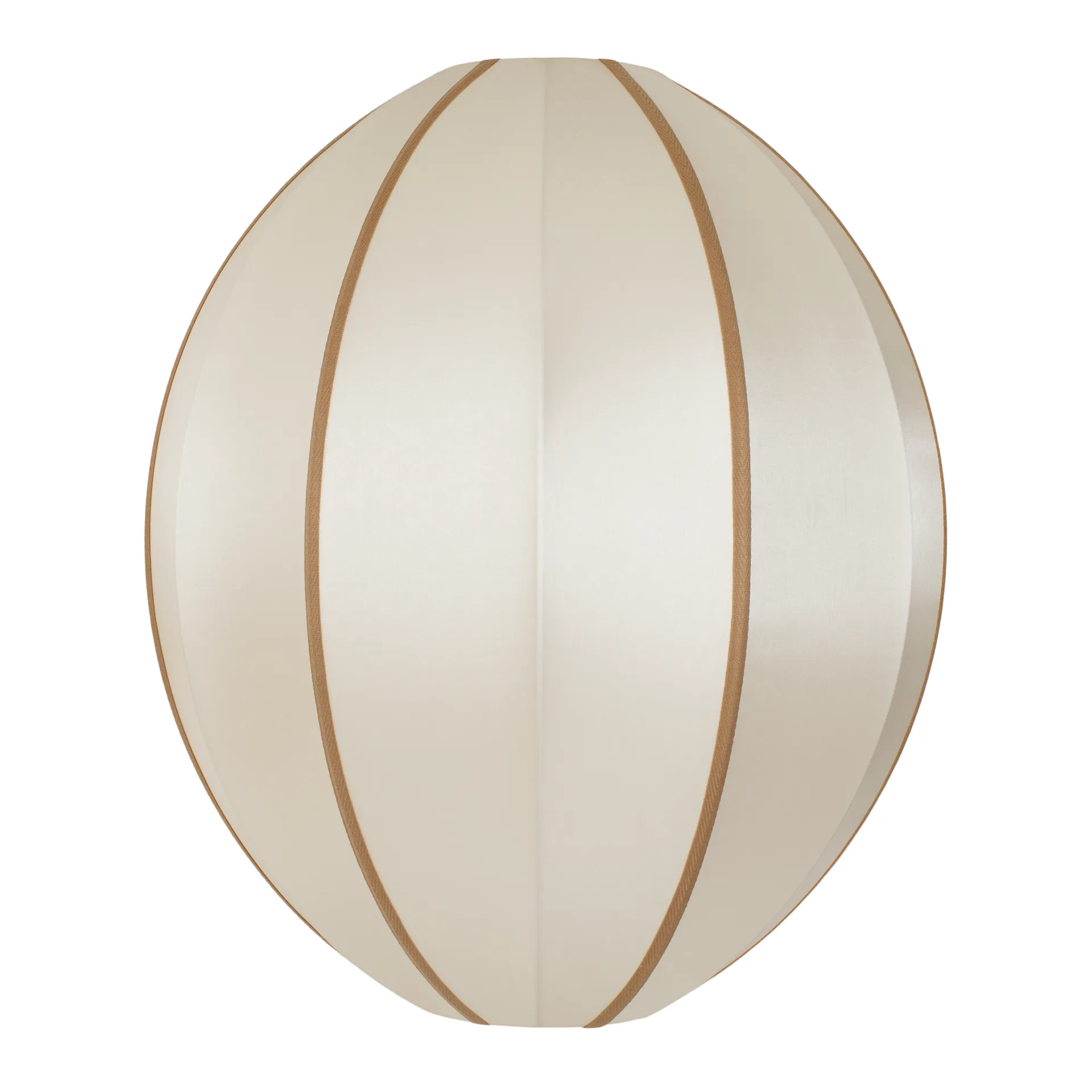 Pantalla de lámpara Indochina Classic Oval L, Offwhite-amber Oi Soi Oi
