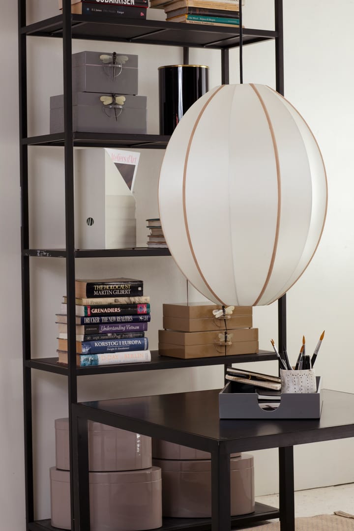 Pantalla de lámpara Indochina Classic Oval L, Offwhite-amber Oi Soi Oi