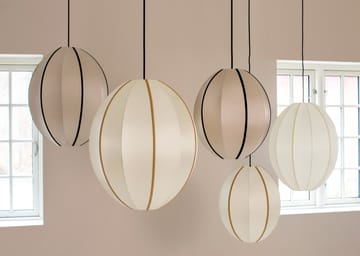 Pantalla de lámpara Indochina Classic Oval L - Offwhite-amber - Oi Soi Oi