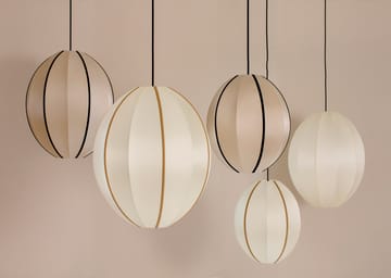 Pantalla de lámpara Indochina Classic Oval S - Offwhite-amber - Oi Soi Oi