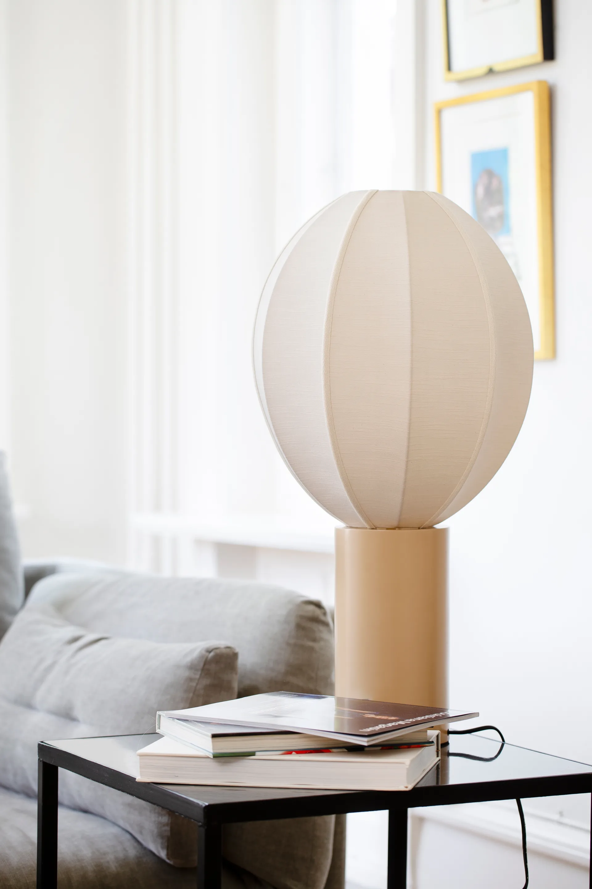 Pantalla de lámpara Indochina Classic Oval S, Sand-sand Oi Soi Oi