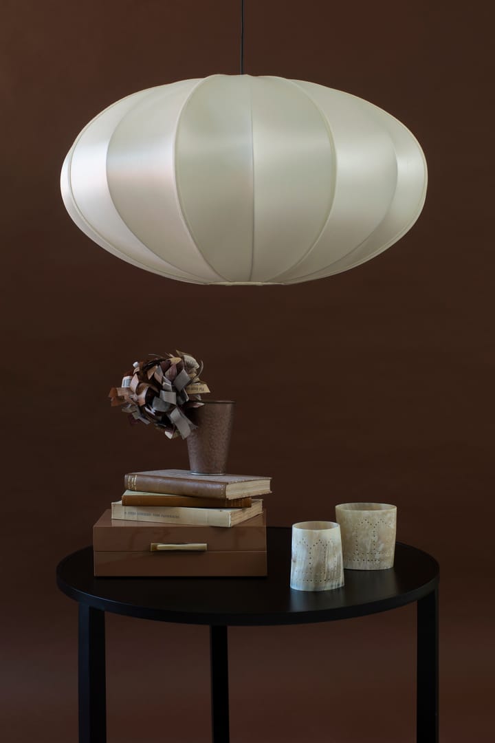 Pantalla de lámpara Indochina Classic Pumpkin, Offwhite Oi Soi Oi