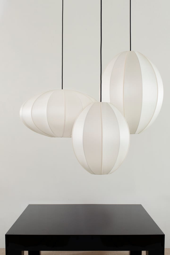 Pantalla de lámpara Indochina Classic Pumpkin, Offwhite Oi Soi Oi