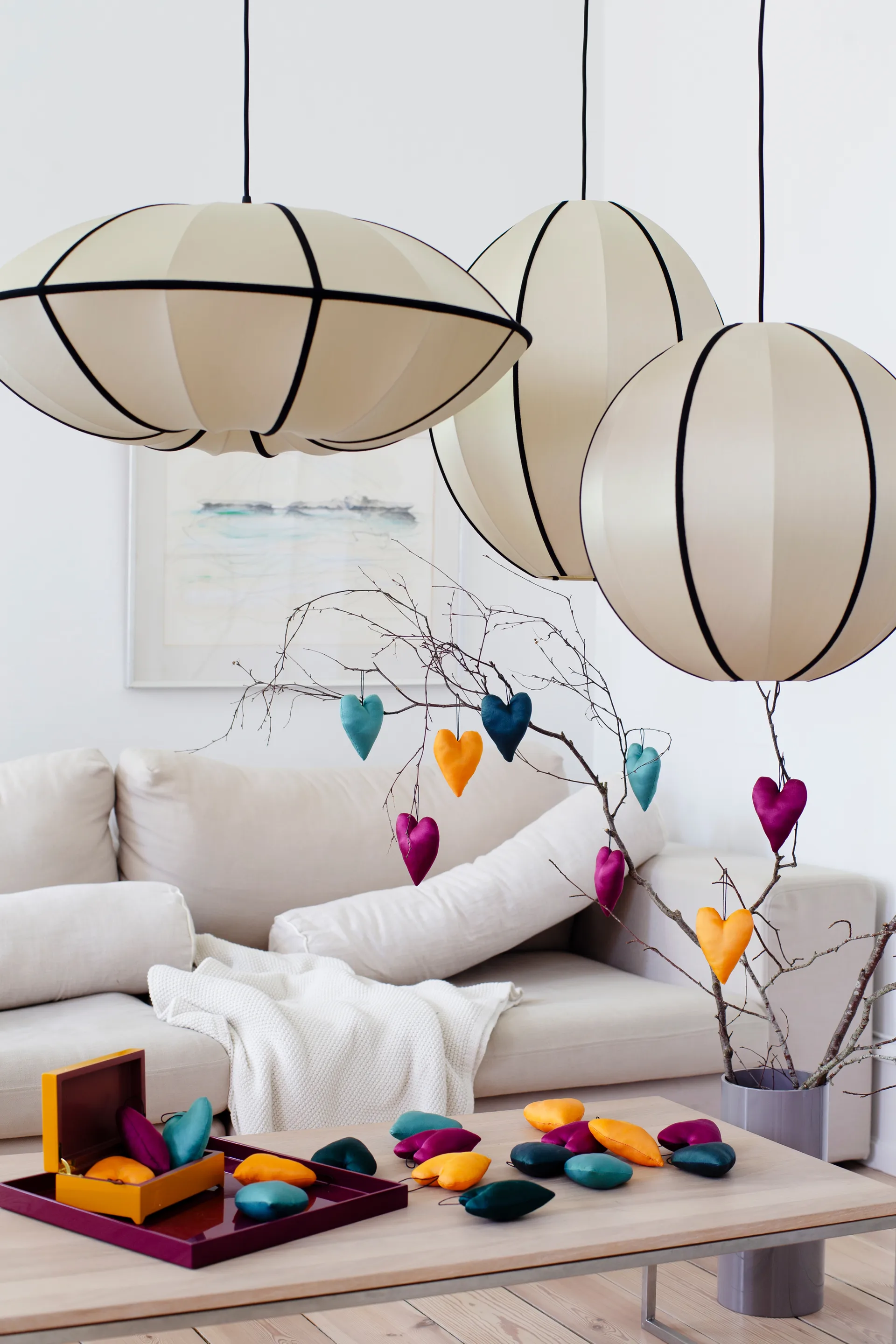 Pantalla de lámpara Indochina Classic Round XL, Kit-negro Oi Soi Oi