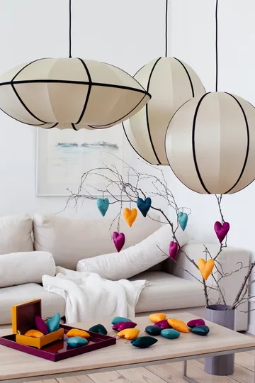 Pantalla de lámpara Indochina Classic Round XL - Kit-negro - Oi Soi Oi