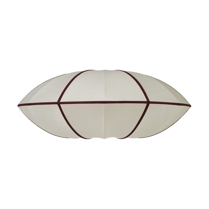 Pantalla de lámpara Indochina Classic UFO - Offwhite-bordeaux - Oi Soi Oi