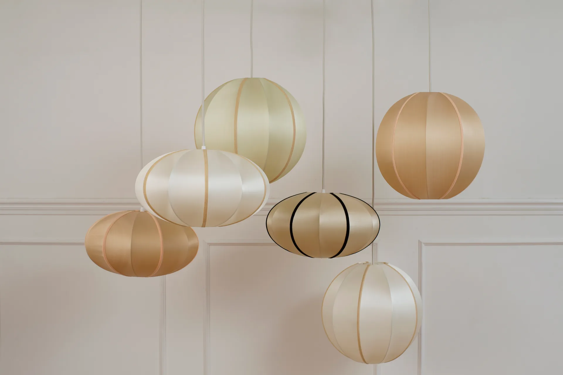 Pantalla de lámpara Indokina Pumpkin S, Offwhite-Latte Oi Soi Oi