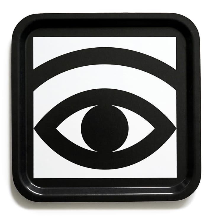 Bandeja Ögon 32x32 cm - negro - Olle Eksell