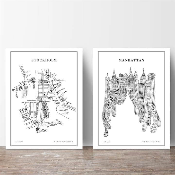 Lámina Manhattan, 50 x 70 cm Olle Eksell