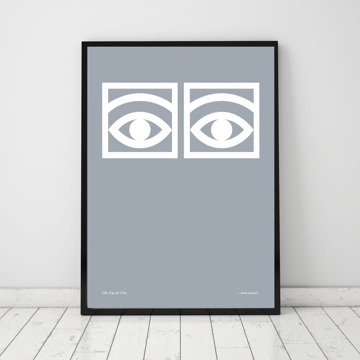 Lámina Ögon gris, 50x70 cm Olle Eksell
