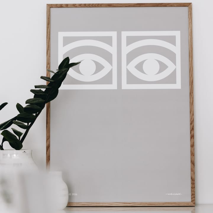 Lámina Ögon gris, 50x70 cm Olle Eksell