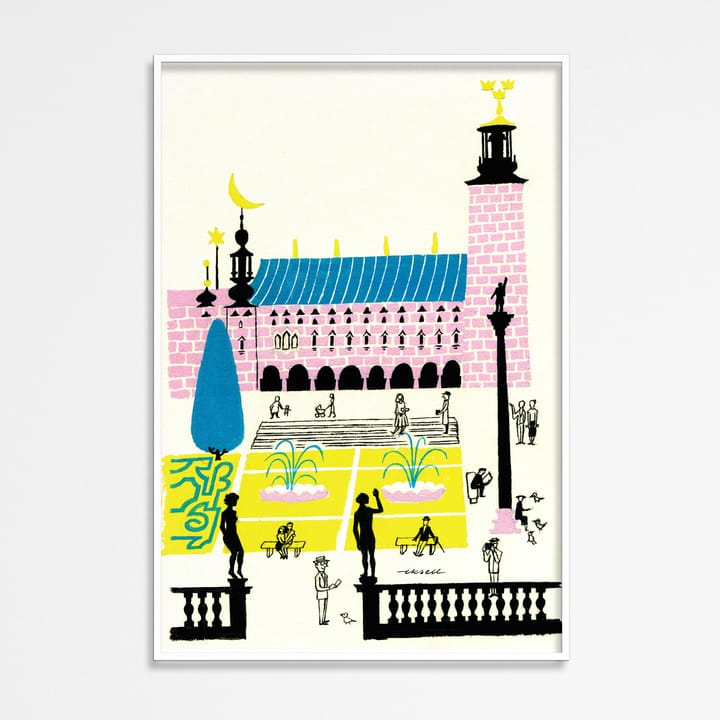 Lámina Stockholms Stadshus, 50 x 70 cm Olle Eksell