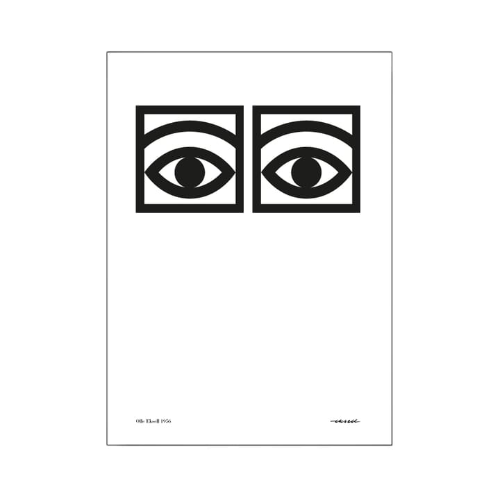 Póster de los ojos - Ögon  - 21 x 29,7 cm (A4) - Olle Eksell