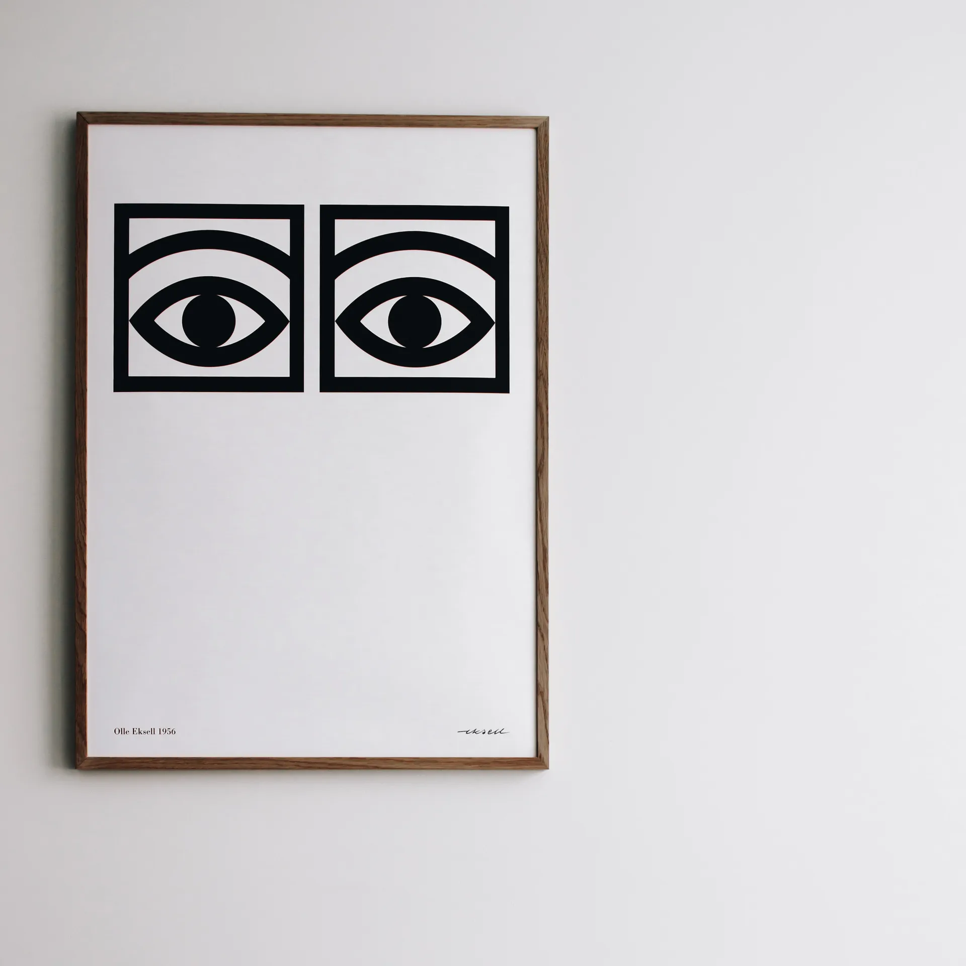 Póster de los ojos - Ögon , 50 x 70 cm Olle Eksell
