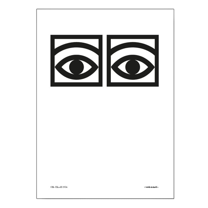 Póster de los ojos - Ögon , 50 x 70 cm Olle Eksell