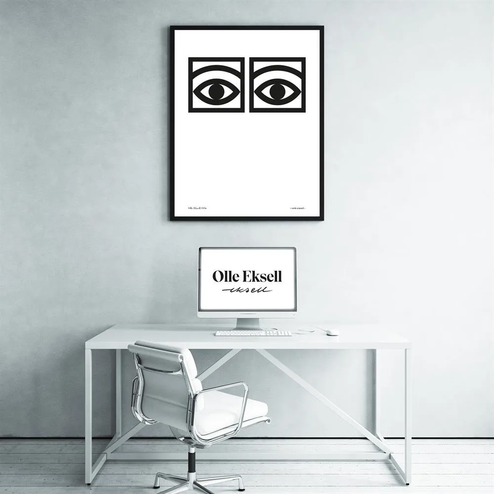 Póster de los ojos - Ögon , 50 x 70 cm Olle Eksell