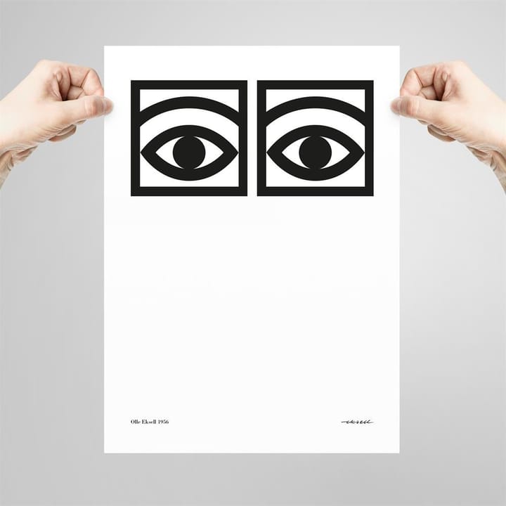 Póster de los ojos - Ögon , 50 x 70 cm Olle Eksell