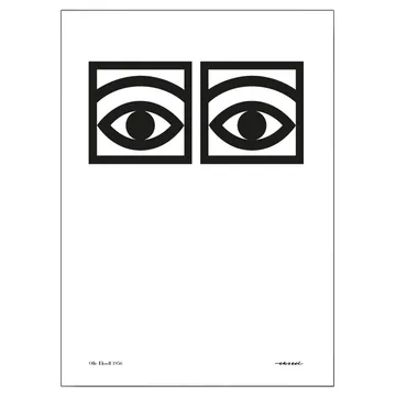 Póster de los ojos - Ögon  - 70 x 100 cm - Olle Eksell