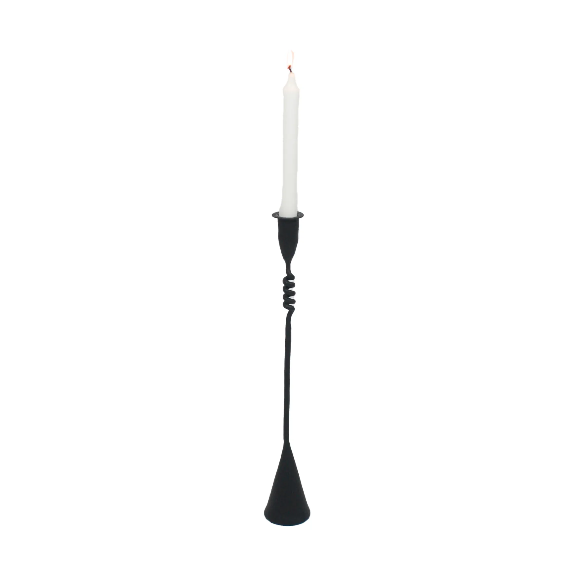 Candelabro Askil 43 cm, Negro Olsson & Jensen