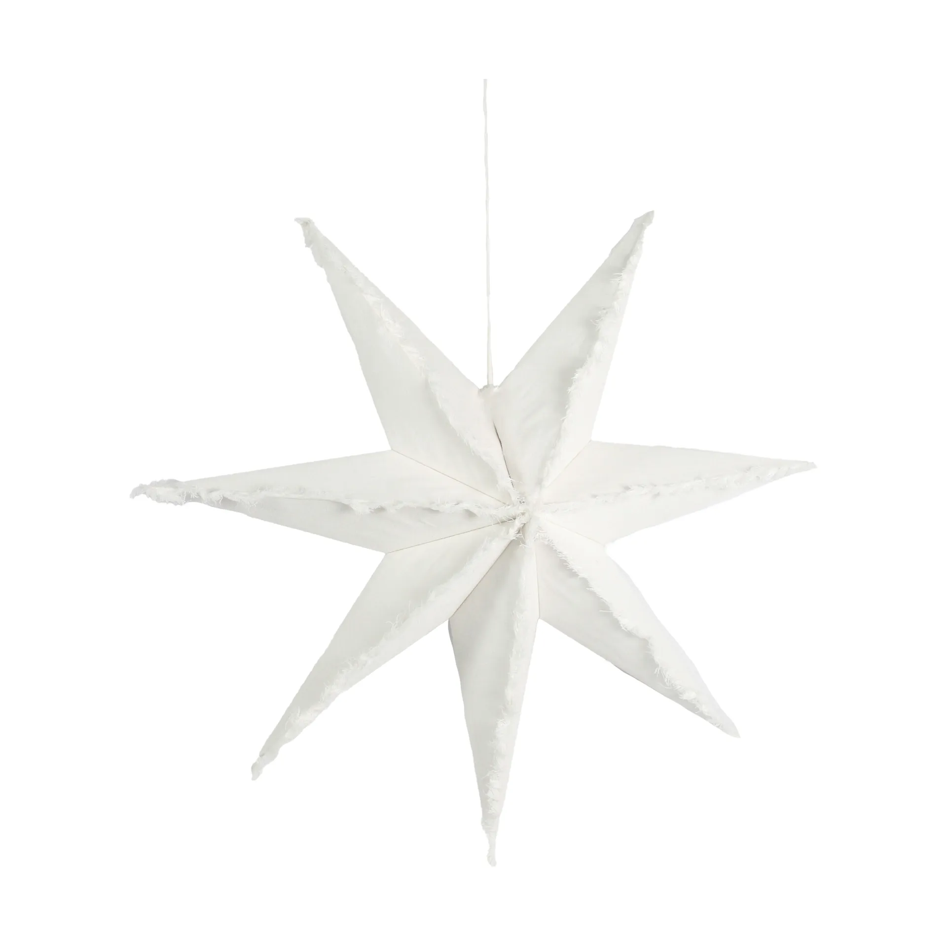 Estrella de Navidad Lino 68 cm, Blanco Olsson & Jensen