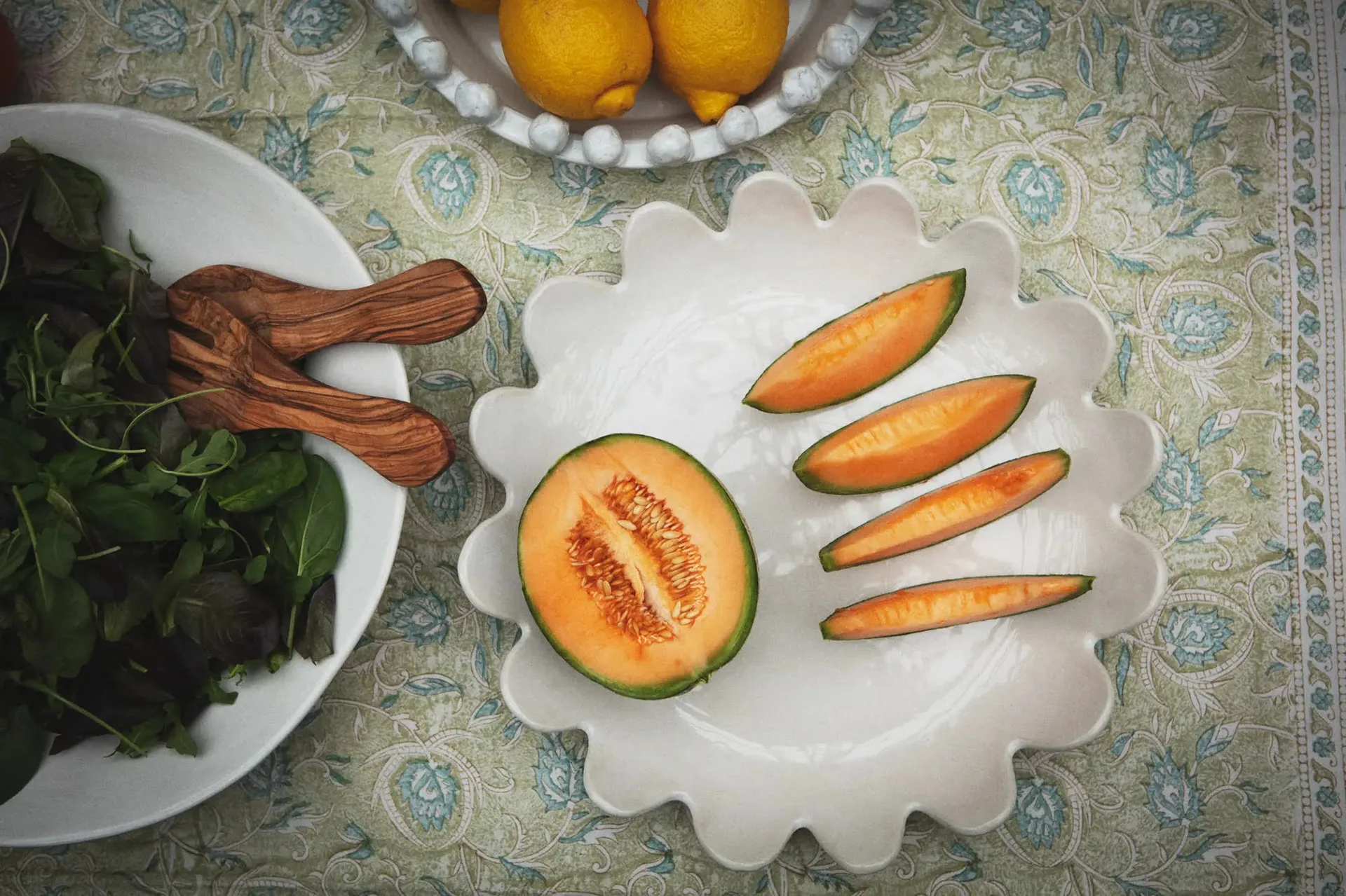 Fuente de servir Edda Ø35 cm, Blanco Olsson & Jensen