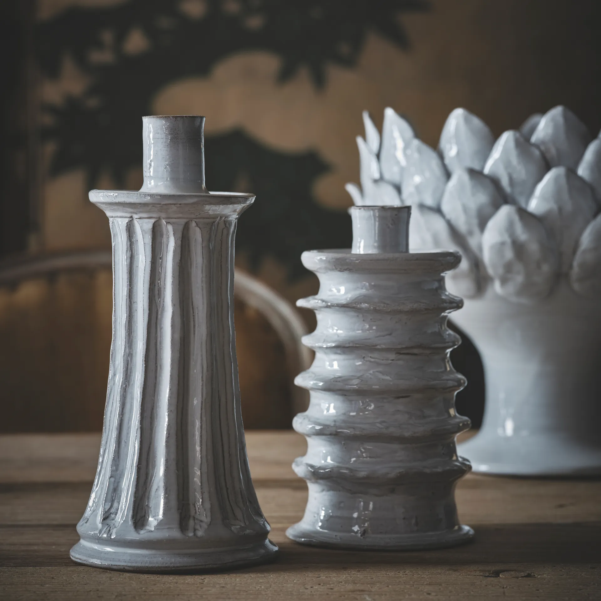 Maceta Marielle pequeña Ø23,5 cm, blanco Olsson & Jensen