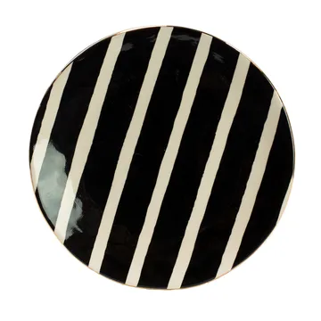 Platillo Doris - negro-blanco-oro - Olsson & Jensen