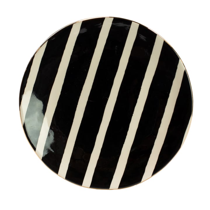 Platillo Doris - negro-blanco-oro - Olsson & Jensen