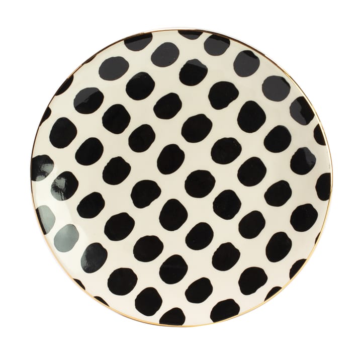 Platillo Vigdis - negro-blanco-oro - Olsson & Jensen