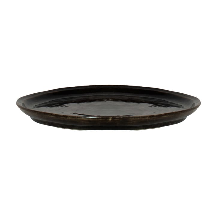 Plato de mesa Yuki, marrón-negro Olsson & Jensen