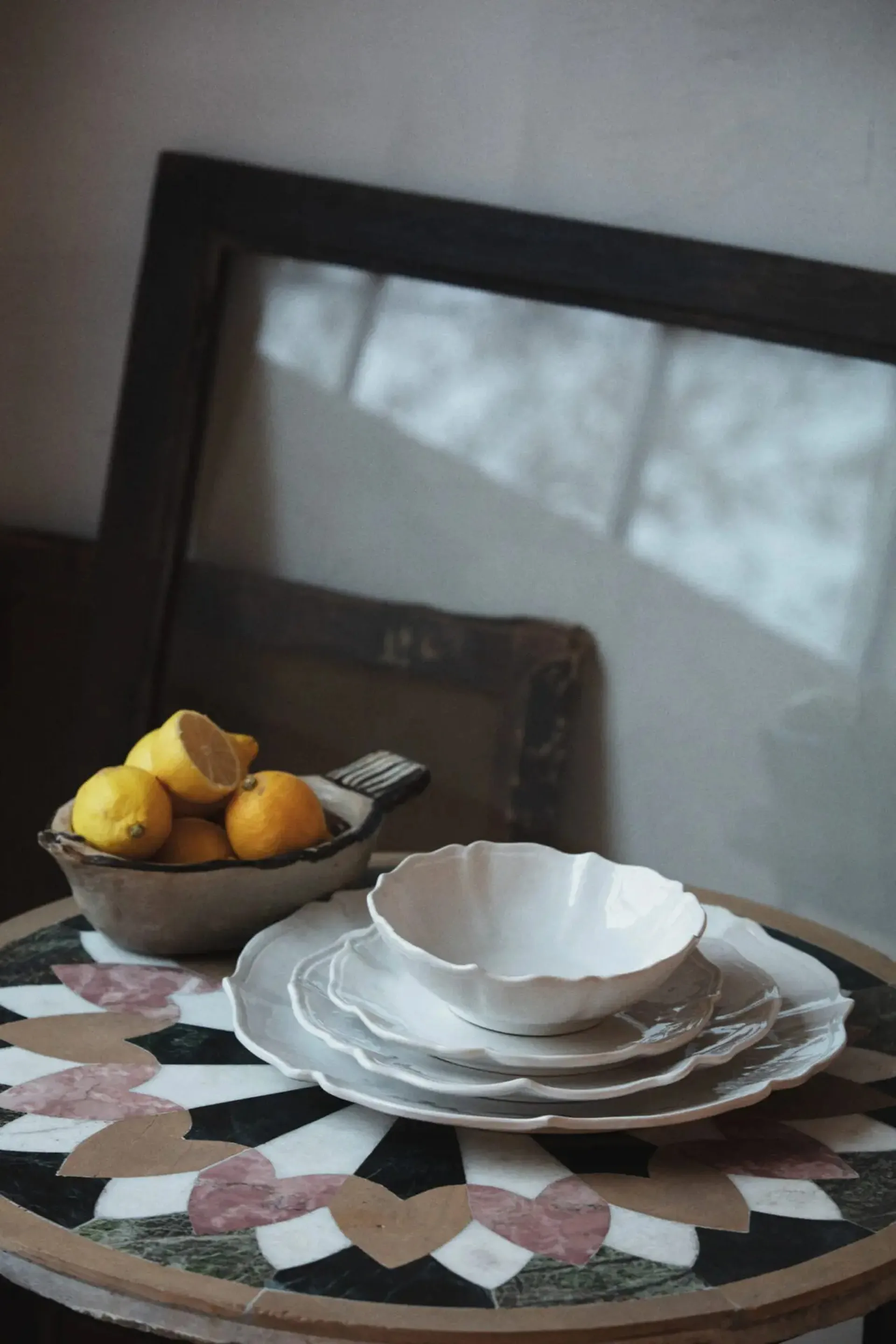 Plato Judith Ø27 cm, Blanco Olsson & Jensen