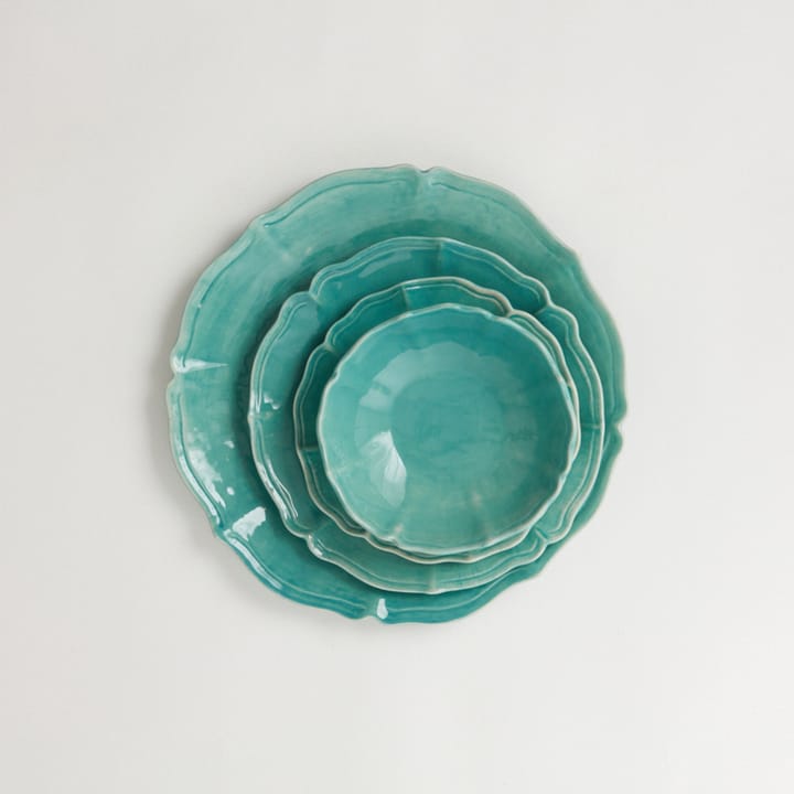 Plato Judith Ø27 cm, Turquesa Olsson & Jensen