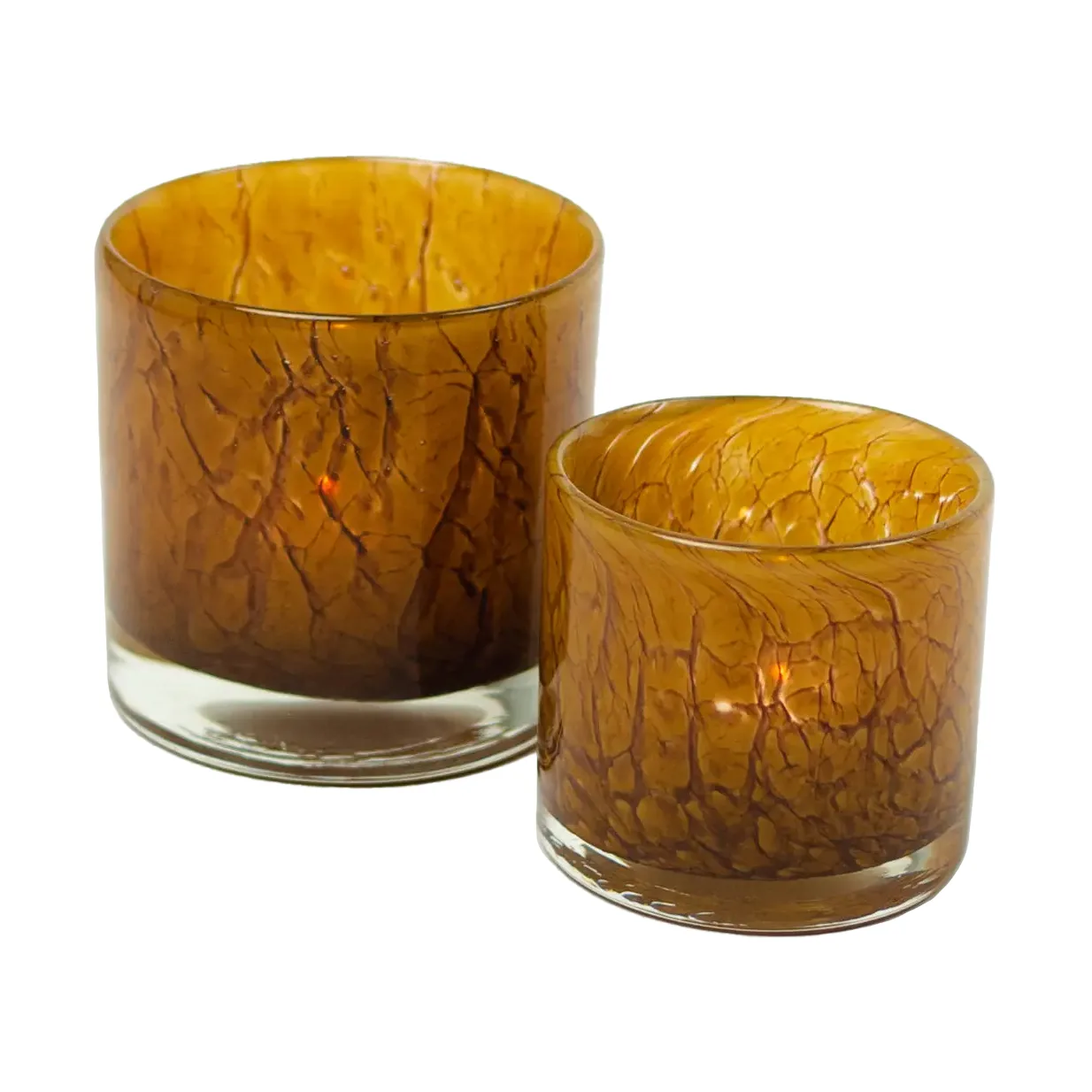 Portavelas Etna Ø10 cm, Marrón claro Olsson & Jensen