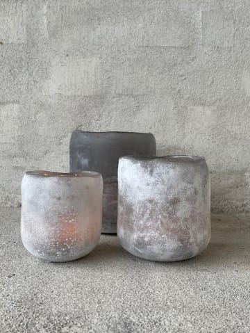 Portavelas Halde 10 cm - gris - Olsson & Jensen