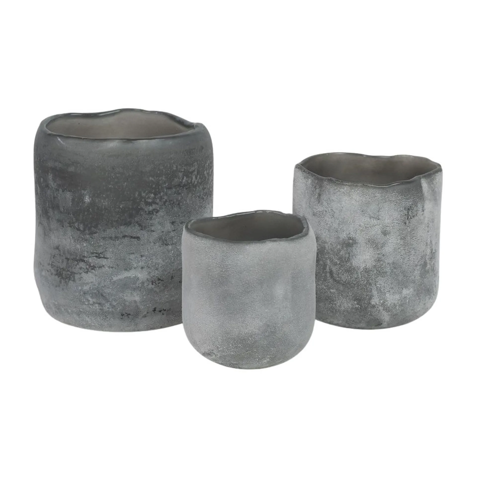 Portavelas Halde 12 cm, gris Olsson & Jensen