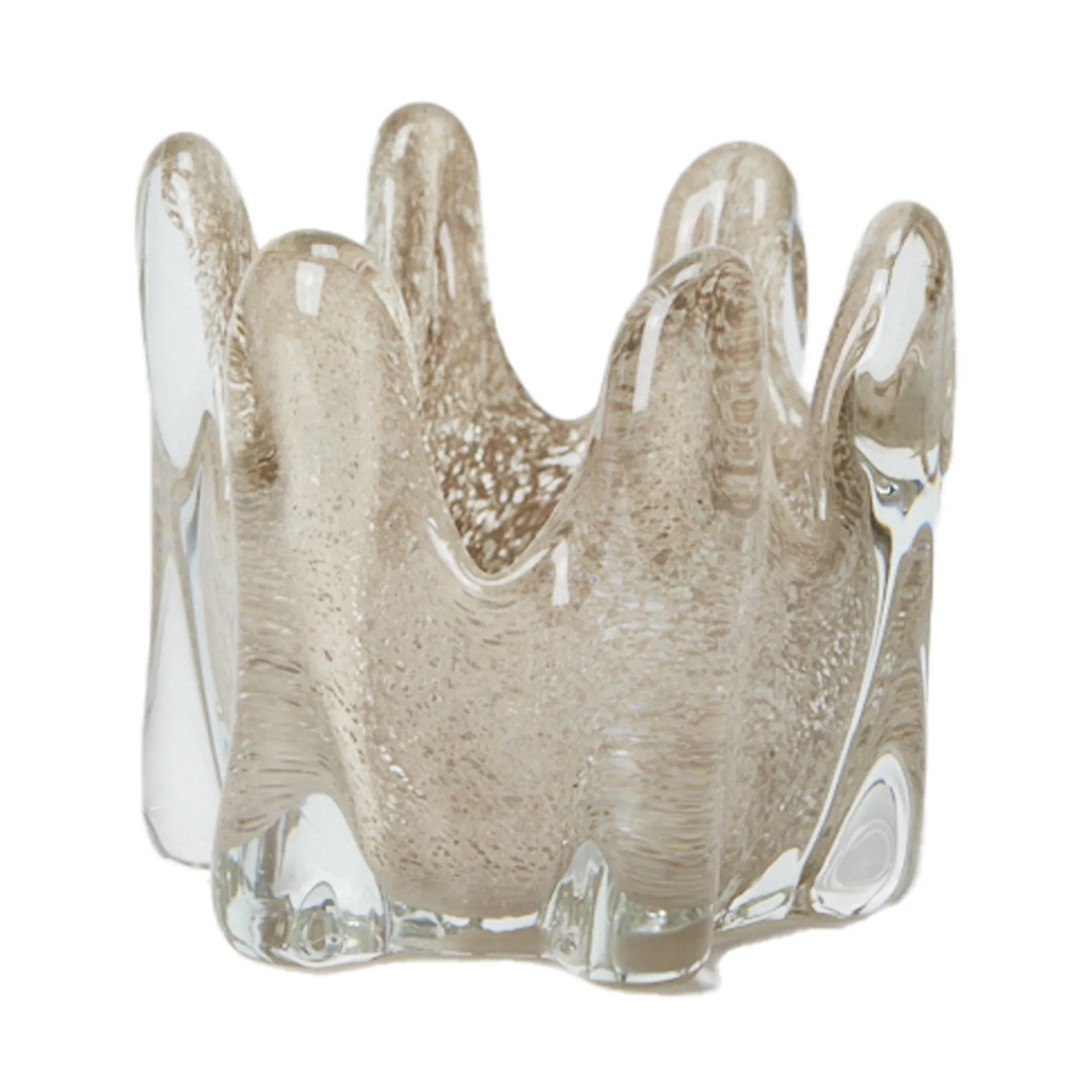 Portavelas Helix Ø10,5 cm, Taupe Olsson & Jensen