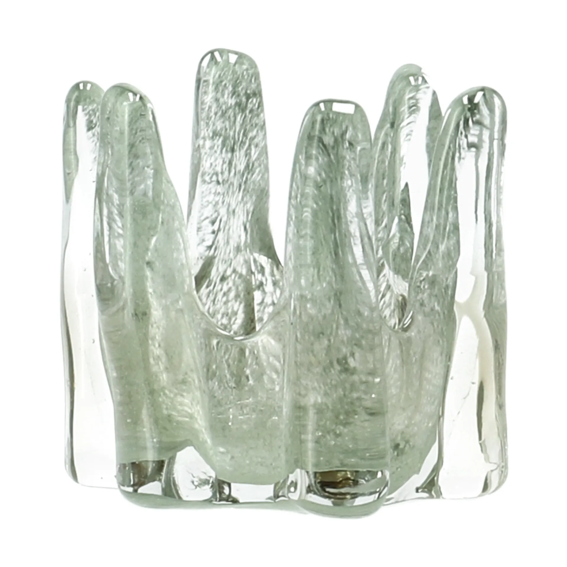 Portavelas Helix Ø10,5 cm, Verde musgo Olsson & Jensen