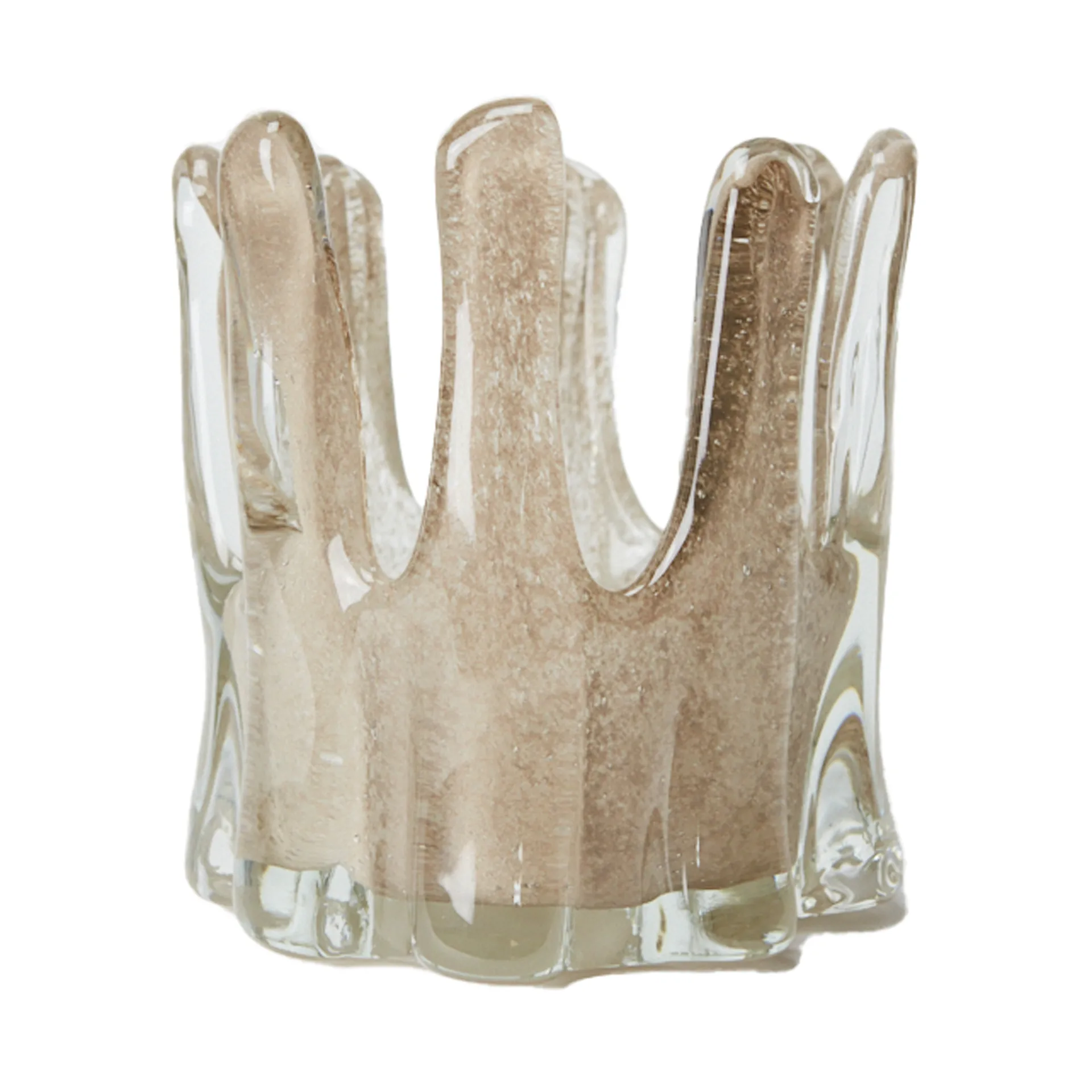 Portavelas Helix Ø14 cm, Taupe Olsson & Jensen