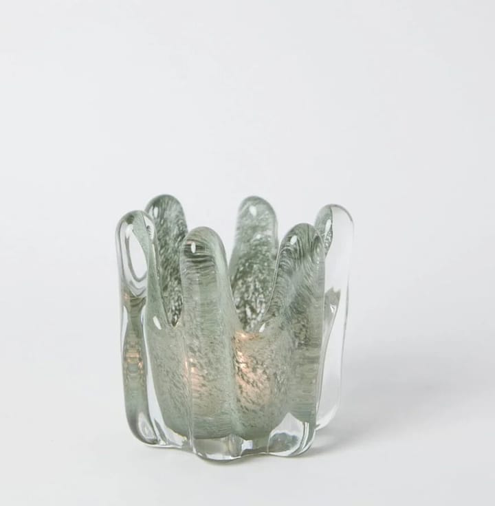 Portavelas Helix Ø14 cm, Verde musgo Olsson & Jensen
