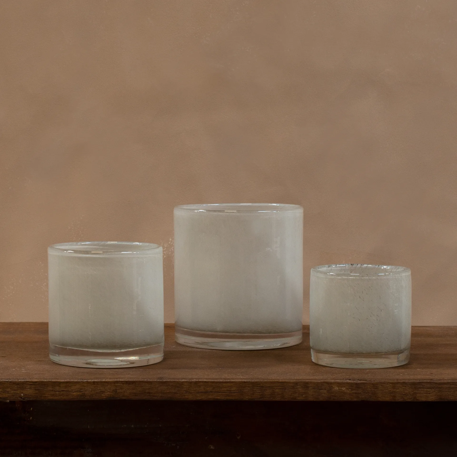 Portavelas Nilla 12 cm, beige grisáceo Olsson & Jensen