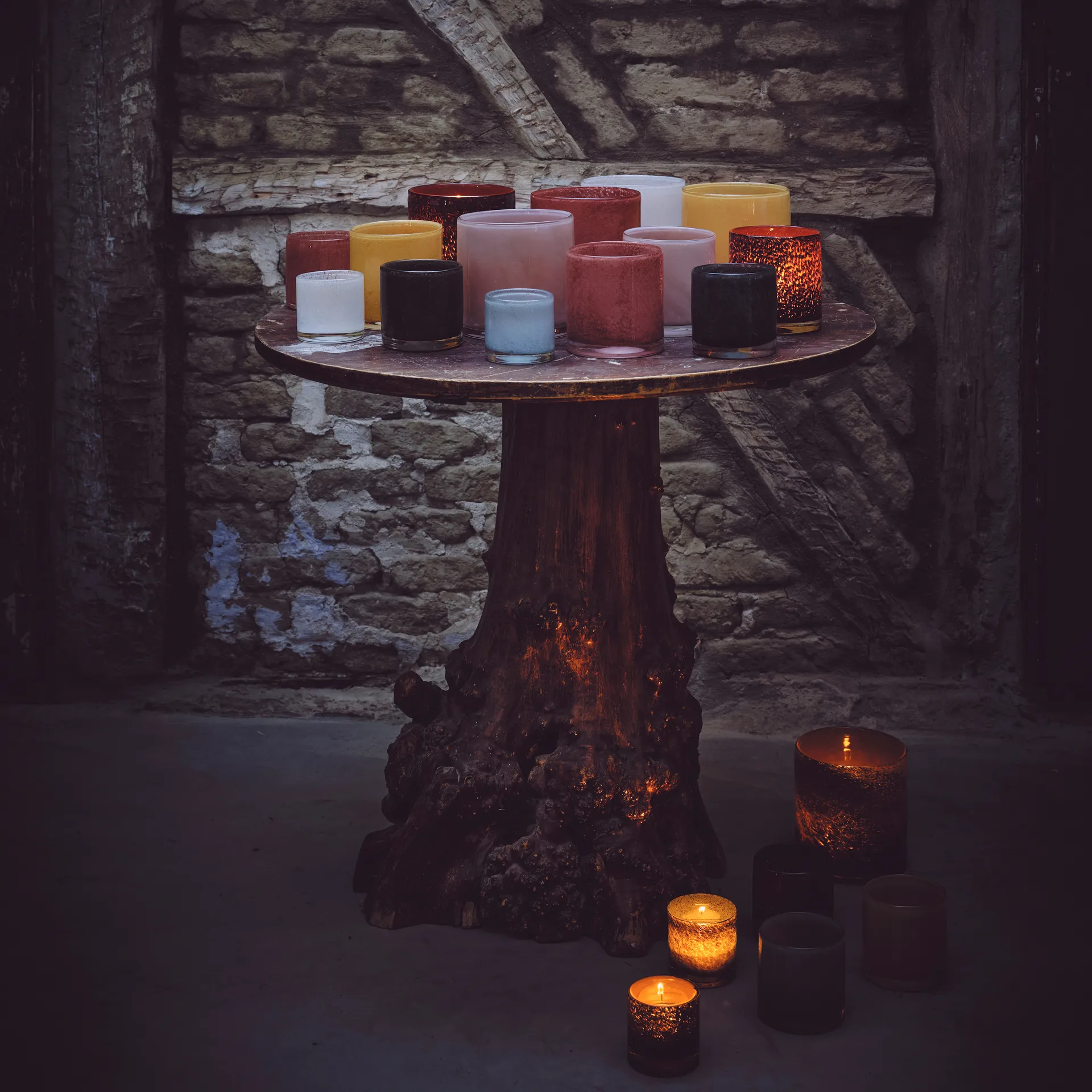 Portavelas Nilla 12 cm, rosa claro Olsson & Jensen