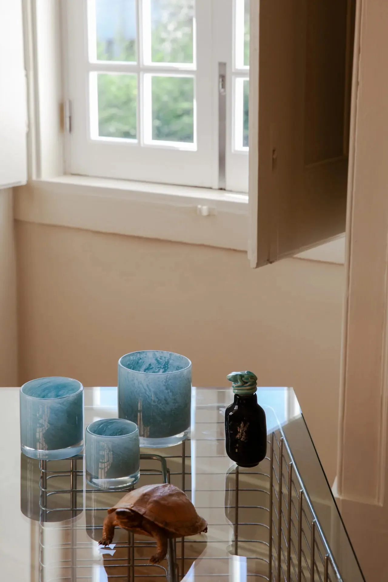 Portavelas Nilla 8 cm, Azul claro Olsson & Jensen