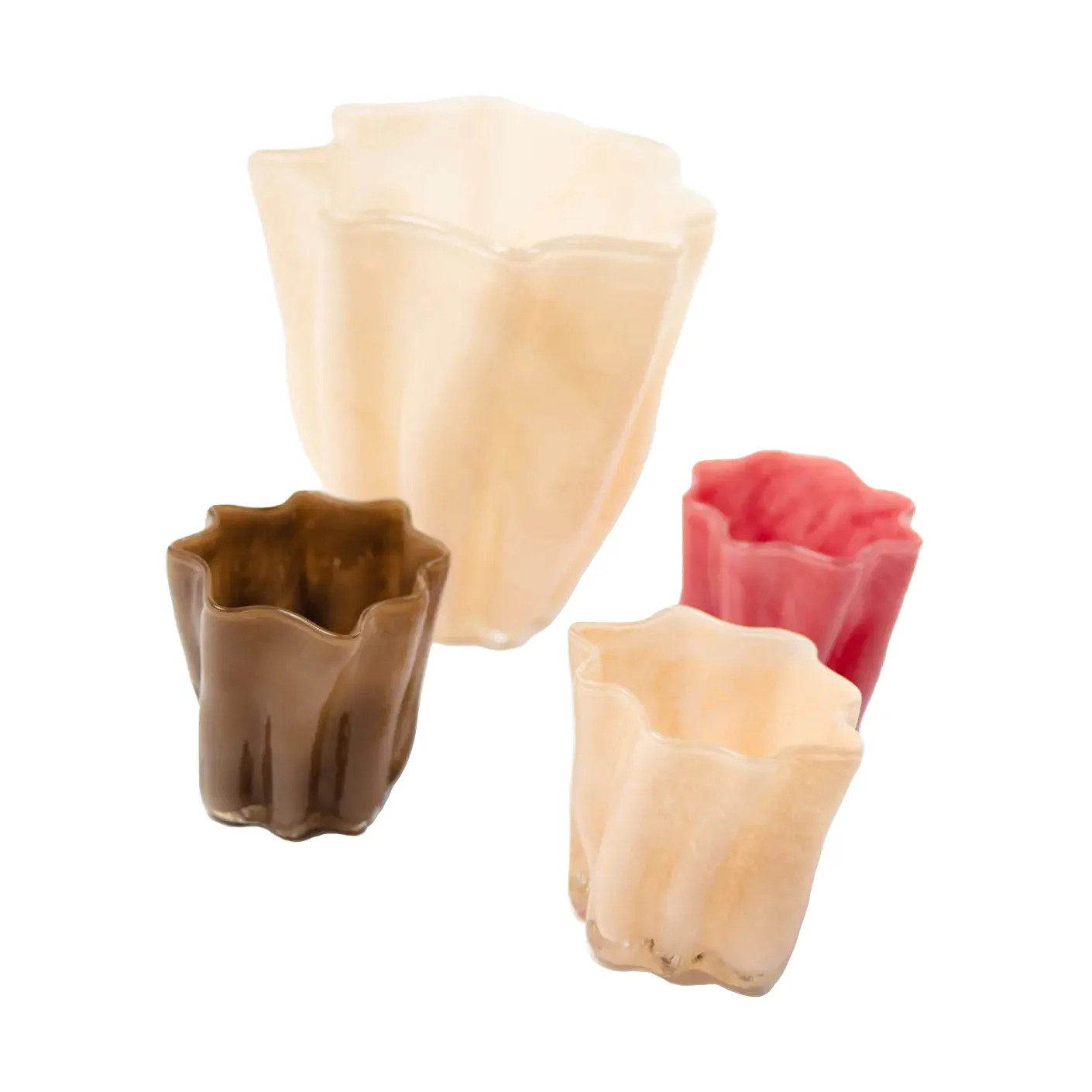 Portavelas Tess Ø10 cm, Marrón Olsson & Jensen