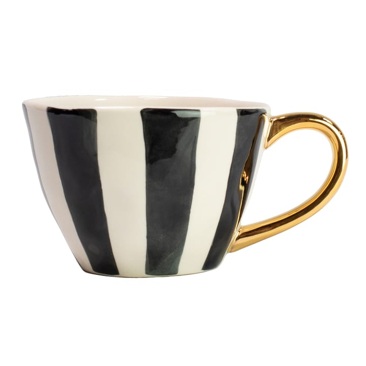 Taza Doris - negro-blanco-oro - Olsson & Jensen