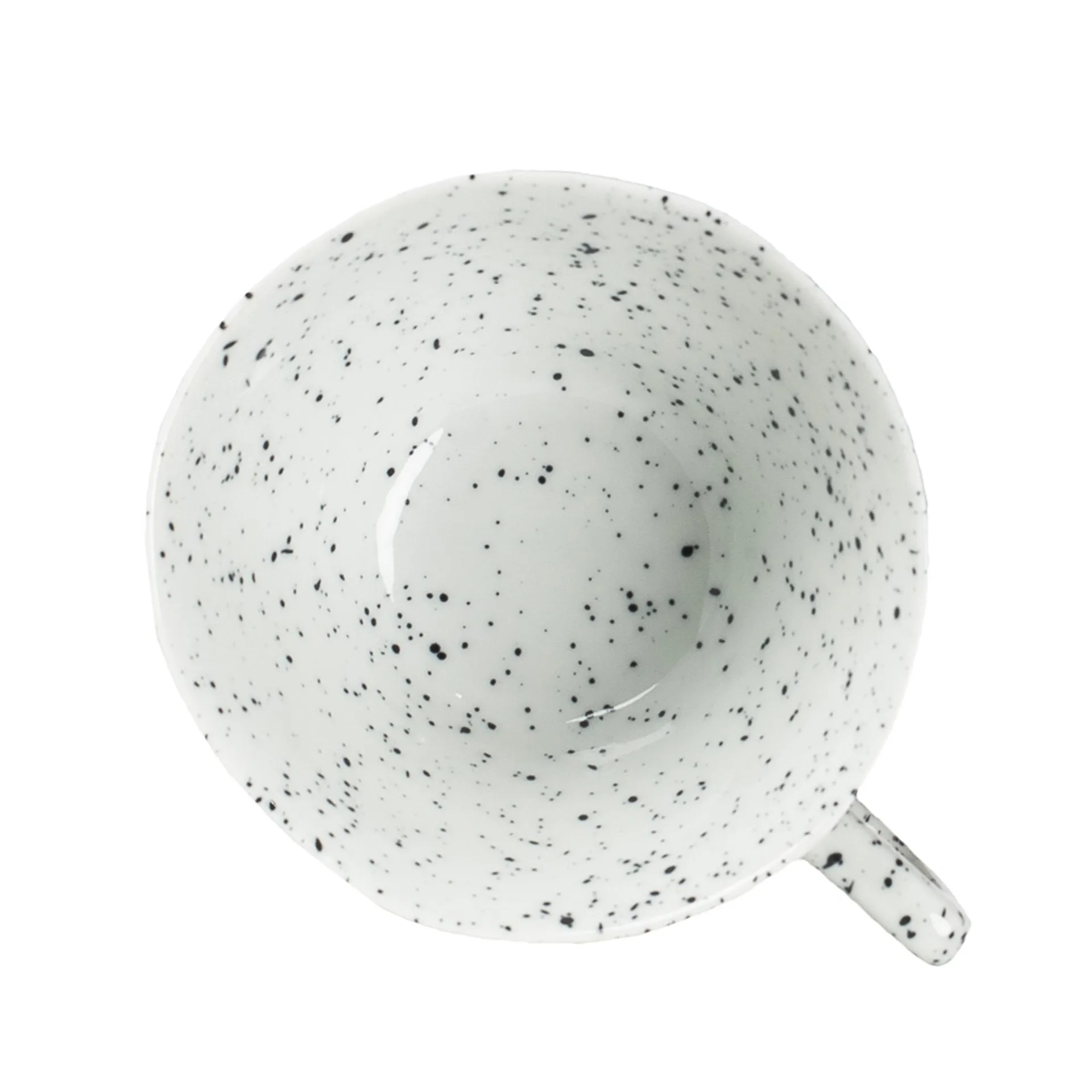 Taza Poppi, blanco-negro Olsson & Jensen