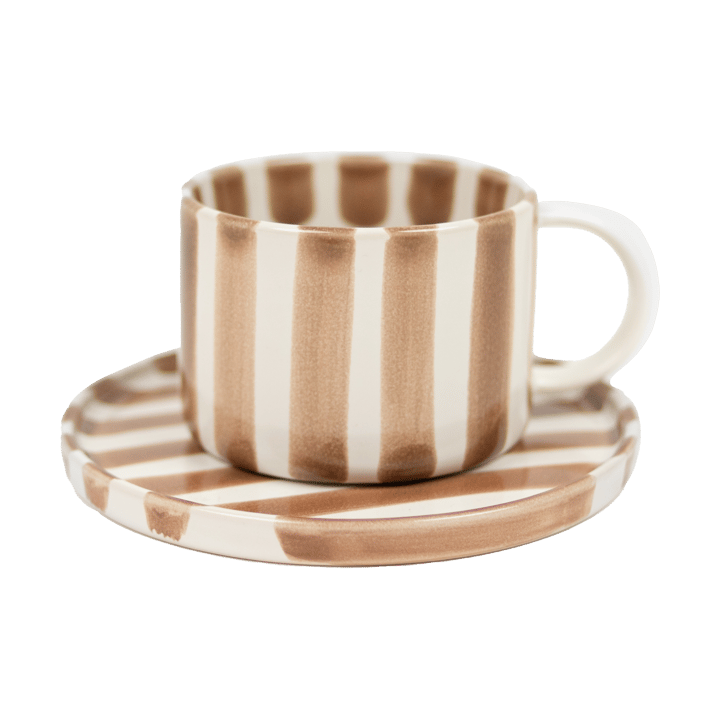 Taza y platillo Monica - Beige - Olsson & Jensen