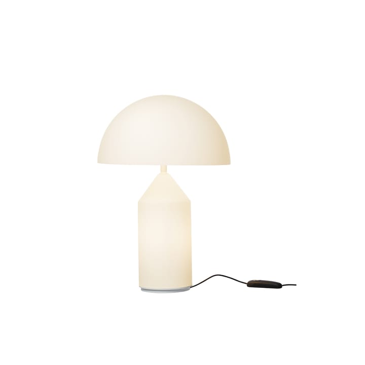 Lámpara de mesa Atollo medium 237 Vidrio, Opal, medium Oluce