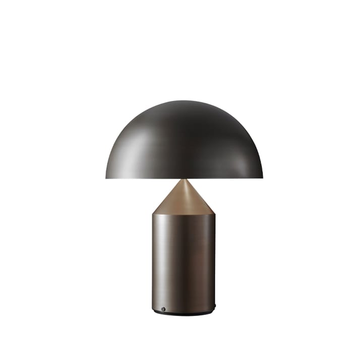 Lámpara de mesa Atollo medium 239 metal - Bronce satinado, medium - Oluce